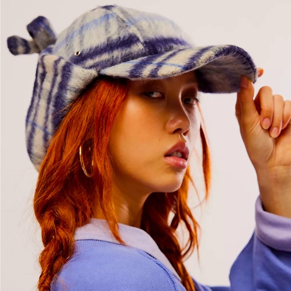 Free People, Carter Brushed Plaid Trapper Hat - Picture 2 of 6